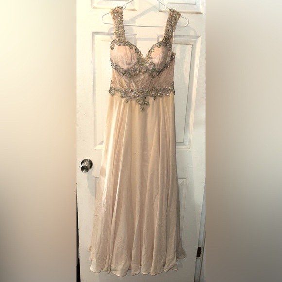 Formal Bling Long Dress - Picture 1 of 6